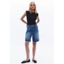 Siyah Pamuklu Bot Yaka Tişört